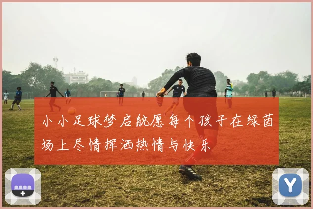 小小足球梦启航愿每个孩子在绿茵场上尽情挥洒热情与快乐